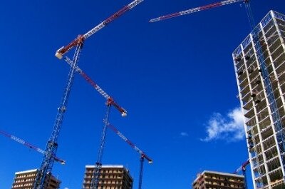Construction ERP Cranes Skyline